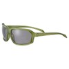 Serengeti Hext Sunglasses (Shiny Milky Khaki -Saturn Polarized Smoke)