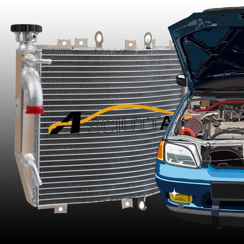 CoolingSnow Racing Radiator for 2004-2005 04 05 Kawasaki Ninja ZX10R