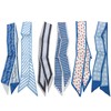 SUBANG 6 Pieces Fashion Scarves for Women Handbag Silk Scarves