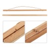 Modern Magnetic Wooden Photo Picture Frame DIY Poster Scroll Prints