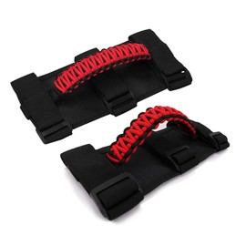 buyinhouse Roll Bar Grab Handles Grip Handle for Wrangler YJ TJ JK JL JLU JT Sports Sahara Gladiator Freedom Rubicon X & Unlimited 1987-2022