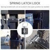 HOJLKLD Spring Latch Lock, Heavy Duty Weld-On Spring Loaded Latch