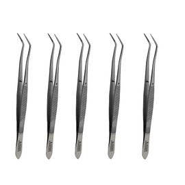 Meriam Tweezers Set of 5 Stainless Steel For Dental,Medical Laboratory Art and Craft Work By ARTMAN INSTRUMENTS