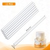 Fogcosy 12 Pcs Cake Dowel Rods, 9.5in Plastic Reusable Cake