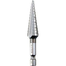 Makita 711492-A High Speed Steel Step Drill Bit, 1/8-to-1/2-Inch