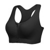 Lemef Sports Bras for Women Full Support Front Zip Closure