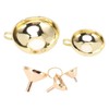 5 Pcs Funnel Set Stainless Steel Gold Plating Wide Mouth