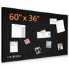 DOLLAR BOSS Large Bulletin Board 60" x 36" Foldable Felt