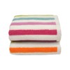 Allure Cali Multi Striped Hand Towels Pack of 2 50