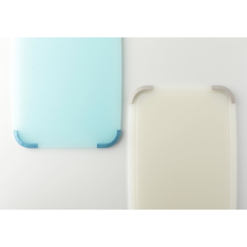 リス まな板 抗菌 すべり止め付 スカイブルー W35×D24.8×H12.5cm リベラリスタ