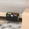 Edudif Dual-purpose Bedside Caddy Bedside Organizer, Bed Caddy with 6