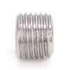 10pcs 304 Stainless Steel Pipe Fitting Plug Head Male Thread