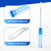 Flat Head Screwdriver, 2 Pcs 3.0mm Mini Slotted Screwdriver Small
