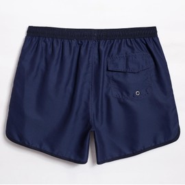 MaaMgic Men's Swimming Shorts Vintage Retro Board Shorts Quick Drying with Mesh Lining and Adjustable Drawstring Reusable, darkblue