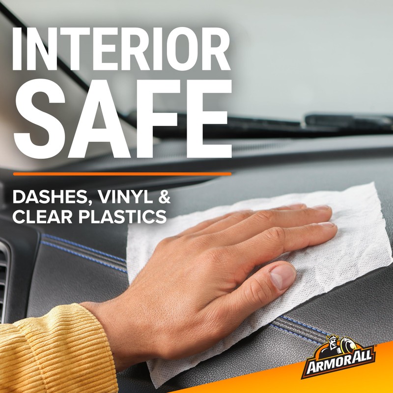 Armor All Interior Car Cleaning Wipes, Car Wipes for Dirt