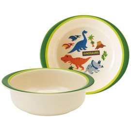Skater M340 Melamine Bowl Dinosaurus, 9.2 fl oz (260 ml)