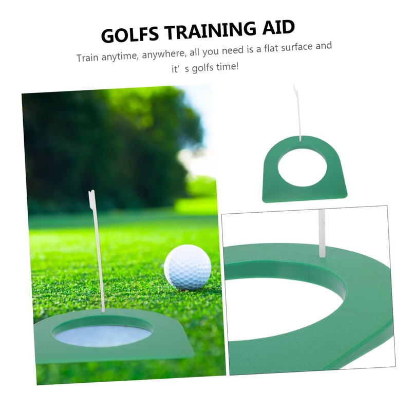 Generic 2 Sets Golf Putting Cups Plastic Practice for Continuous