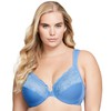 Glamorise Women's Full Figure Plus Size Wonderwire Front Close Bra