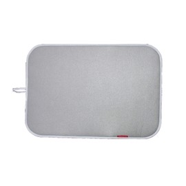 TheIronMate - Premium Ironing Pad, Designed Especially for Quilters and Crafters, Small (14in x 17in with Loop, Silver)