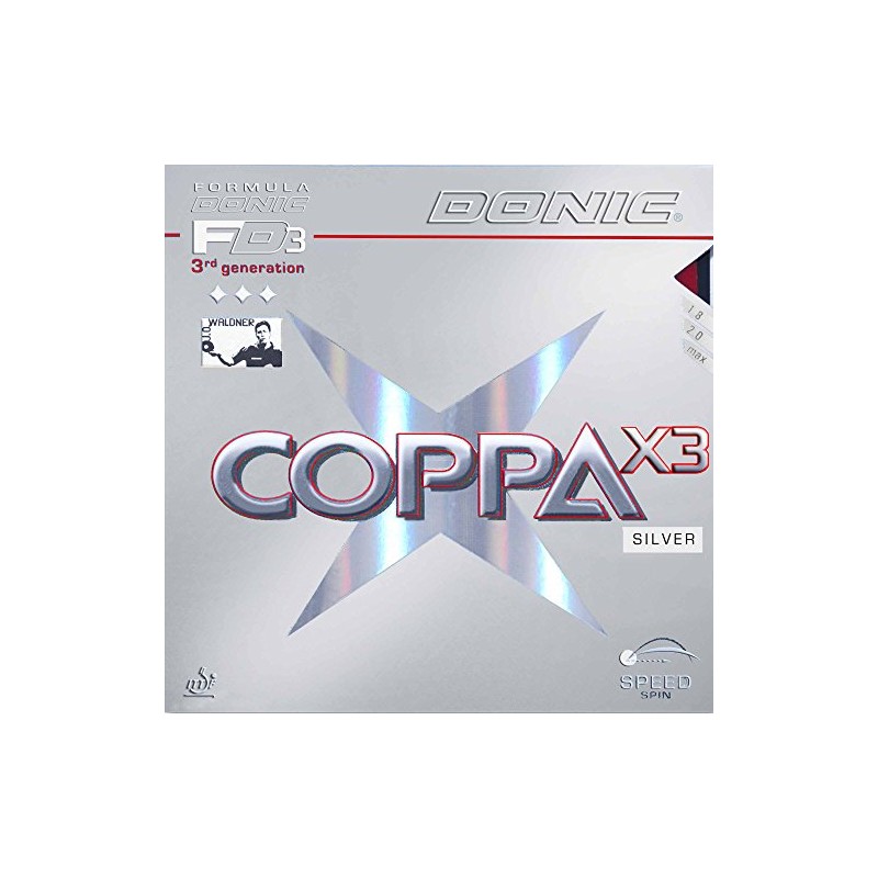 DONIC rubber Coppa X3 Silver, 1.8 mm