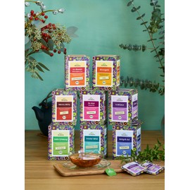 Herbaria "Ruhig & Gut Tee" 15FB BIO Kräutertee aus kontrolliert biologischem Anbau Für den Abend, 2er Pack (2 x 24 g)