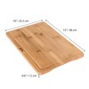 Wood Cutting Board for Kitchen – 15x10" Large Bamboo Cutting