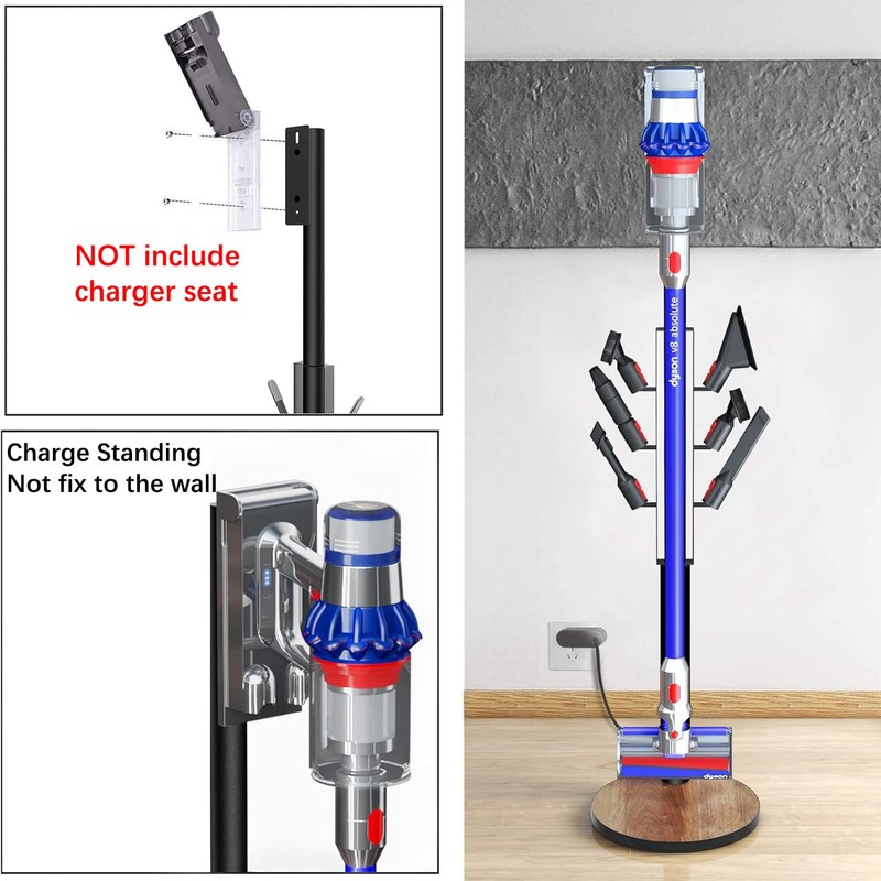 XIGOO Docking Station Holder Freestanding Vacuum Stand Rack Compatible with
