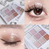 9 Color Eyeshadow Palette, Glitter Long Lasting Shimmering Eye Shadow