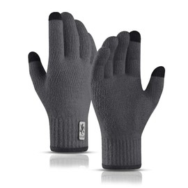 JUNRUI Winter Gloves Touchscreen Warm Knitted Gloves Work Outdoor Camping Hiking Running Cycling Driving for Men and Women