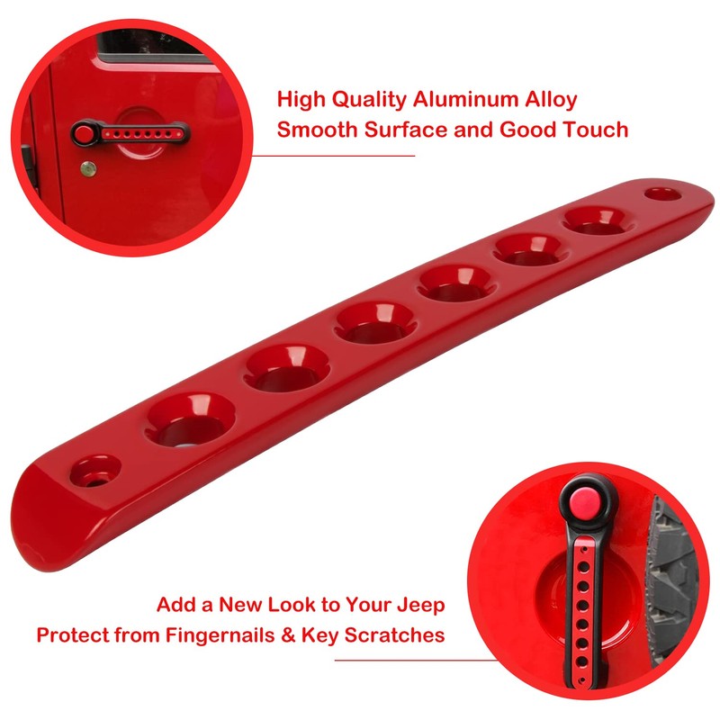 Side Door handle insert Grab Handle & Push Button Knobs