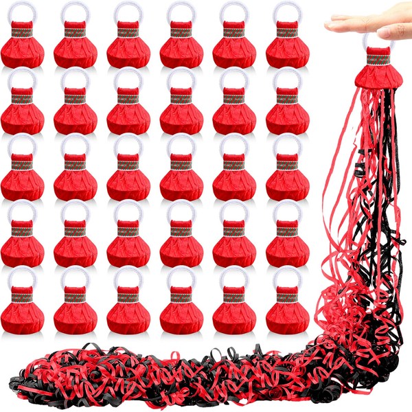 WinnerWhy 30 Pcs Graduation Hand Throw Streamers Poppers 2025 Graduation