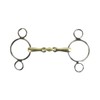 AK Toggle 3 Rings with Rider Jaws German Silver Double