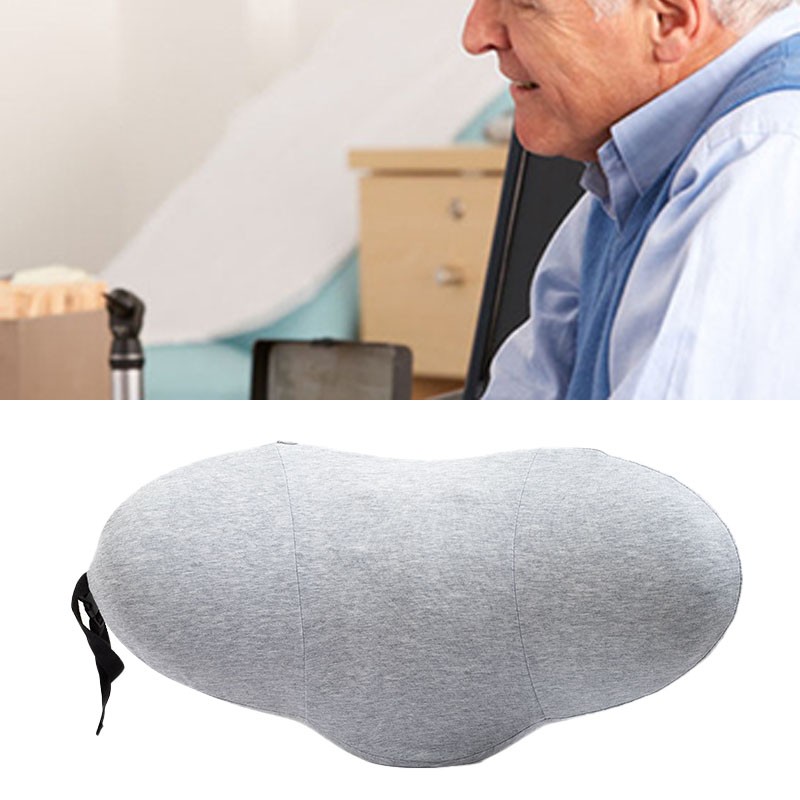 Lumbar Support Pillow Cotton Memory Foam Ergonomic Curve Fit Spinal