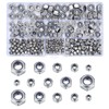 230 Pcs A2-70 Nylon Lock Nuts Assortment Kit, Stainless Steel