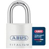 ABUS Titalium Padlock 80TI/50 - Cellar Lock with Lightweight, Solid