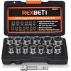 REXBETI Impact Bolt & Nut Remover Set, 13+1 Pieces Bolt