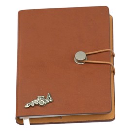 Digger Notebook A6 Pocket Sized Notepad Builders Gift Optional Personalisation