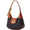 Dooney & Bourke Handbag, Pebble Turnlock Hobo 26 - Black