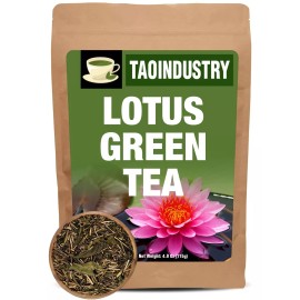 TAOindustry Lotus Tea 4oz Green Tea with the aroma of lotus flower blossoms - Tra Sen Tha...