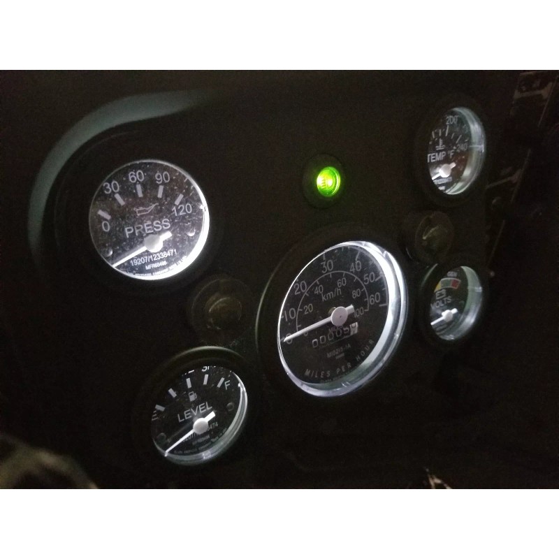 HMMWV LED Dash light FULL KIT best humvee Dash bulbs,white