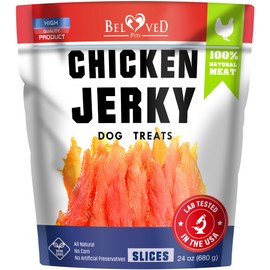 Dog Treats Chicken Jerky 1.5 Lb - Human Grade Pet Snacks & High Protein Meat - All Natural High Protein Dried Strips - Best Chews for Training Small & Large Dogs - Bulk Soft Pack Made for USA