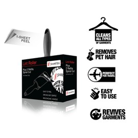 Smartek Lint Rollers For Clothes Two Refills, Pet Dog Hair Remover, Reusable Extra Sticky, 180 Sheets