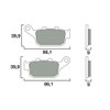 Brembo Brake Pads Sin. Hin 07HO53SP