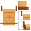 Lincia Kraft Paper Roll Wall Art Dispenser With Leather Straps