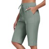 MoFiz Women's Hiking Golf Short with Pocket 13" Casual Travel