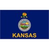 CafePress Kansas Flag Postcards (Package of 8), 6"x4" Printed Note