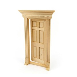 MyTinyWorld Dolls House Miniature External Door and Decorative Frame