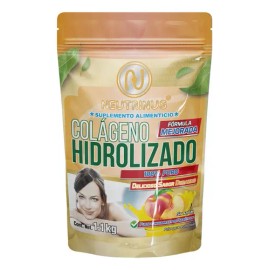 Suplemento Colágeno Hidrolizado 100% Puro En Polvo Sabor Durazno