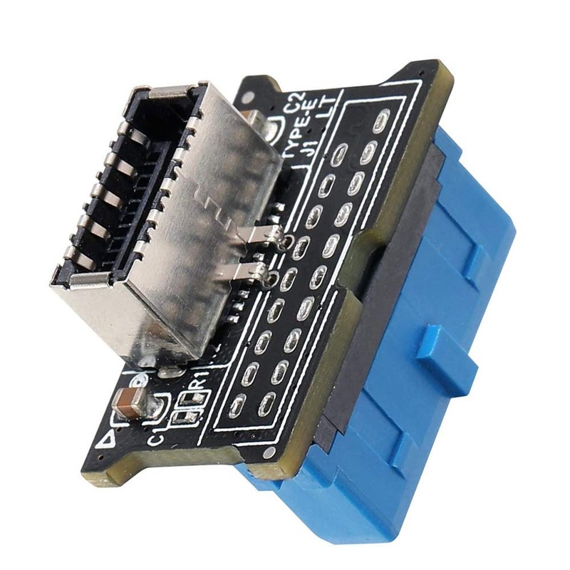 Vertical USB 3.1 Front Panel Socket Key-A Type-E to USB