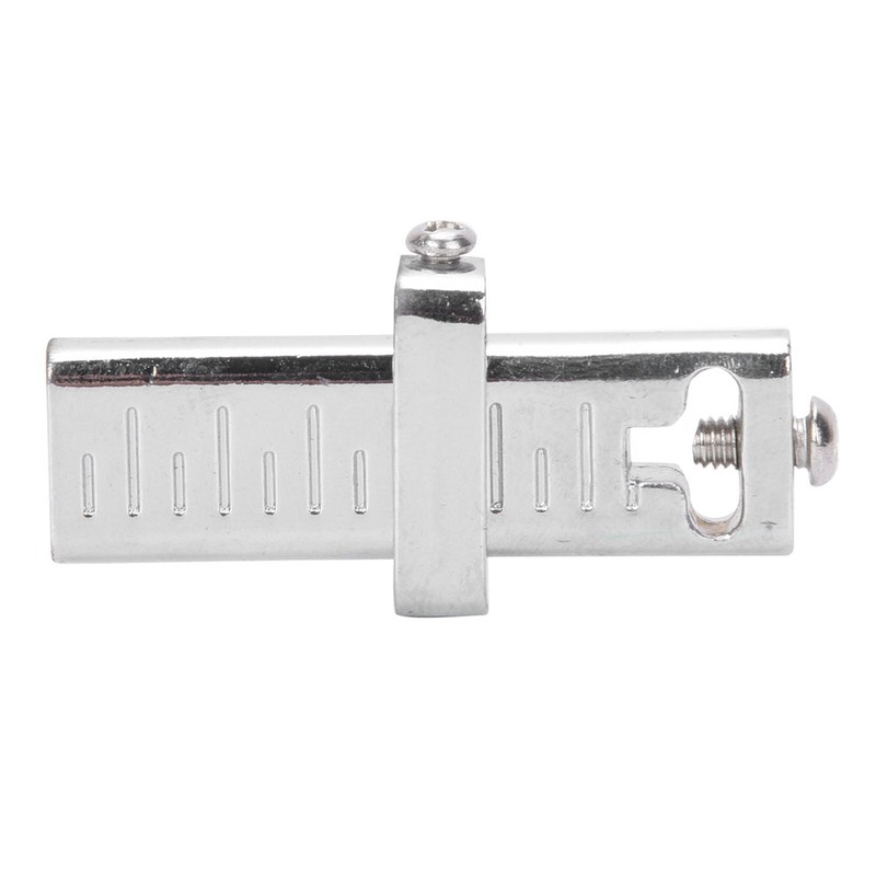 Silver Leather Border Cutter Manual Leather Craft Carving Positioning Swivel